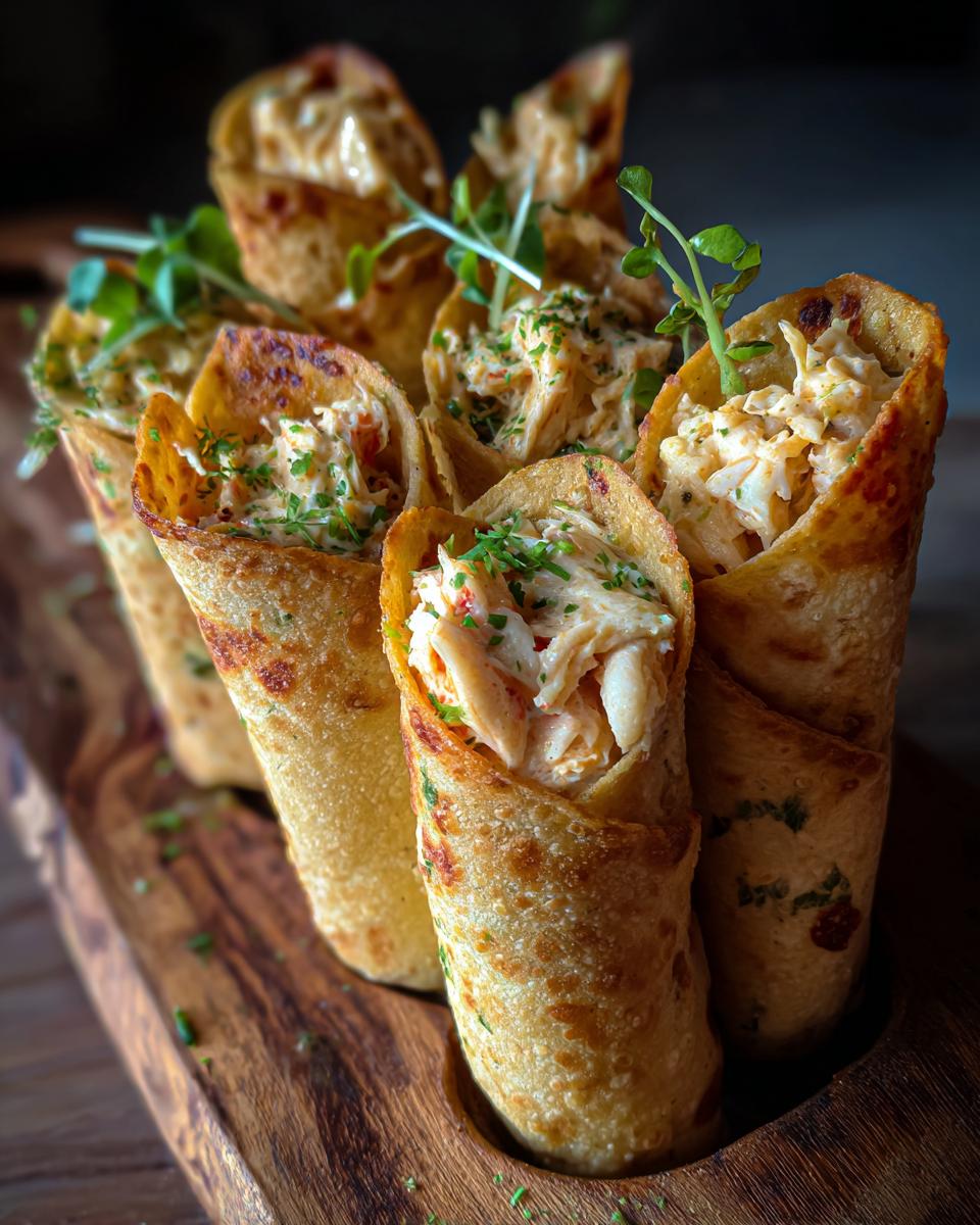 Crab-Shrimp Queso Tortilla Tubes - detail 3