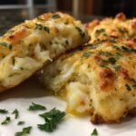 Crab-Stuffed Cheddar Bay Biscuits with Lemon Butter