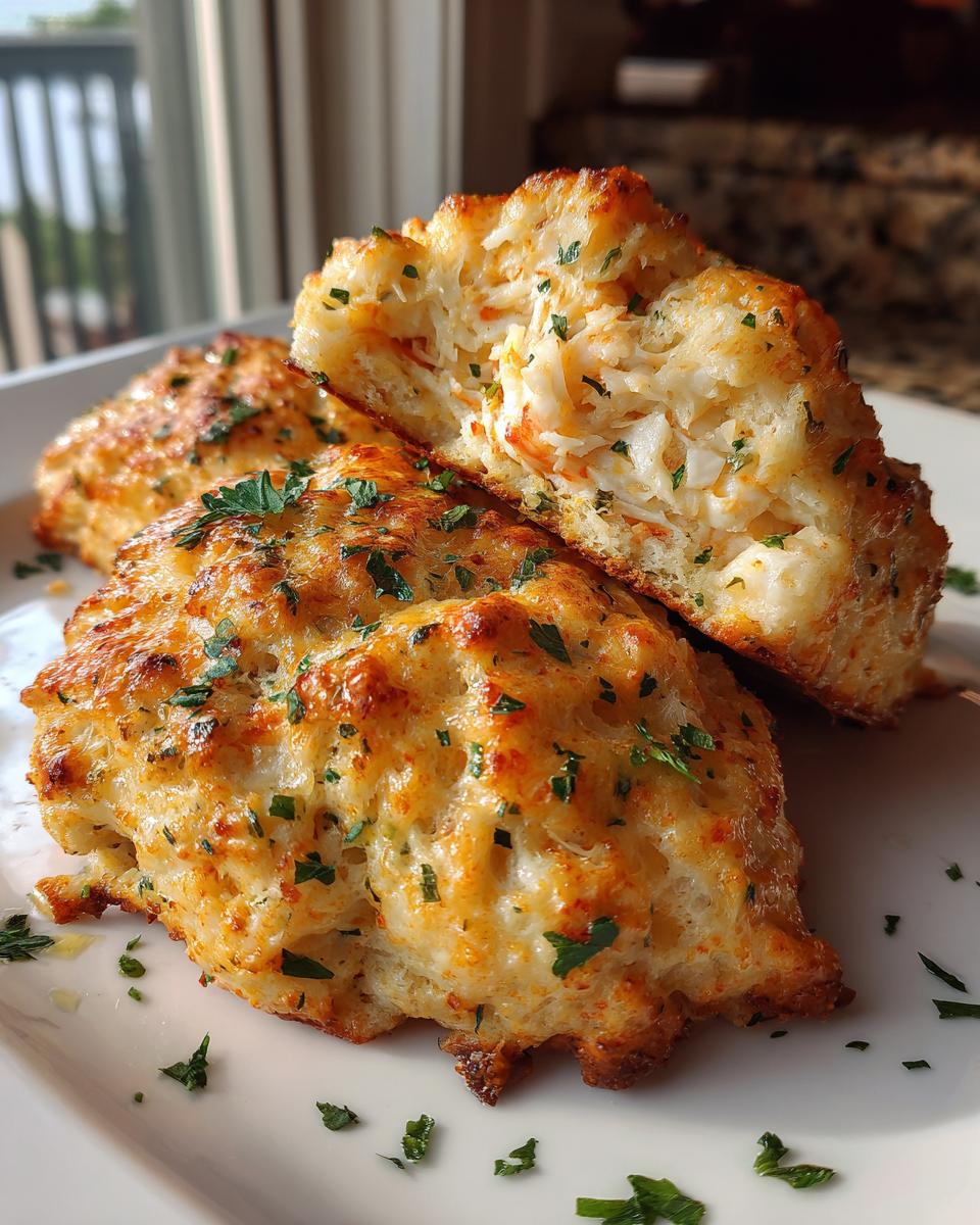 Crab-Stuffed Cheddar Bay Biscuits with Lemon Butter - detail 2