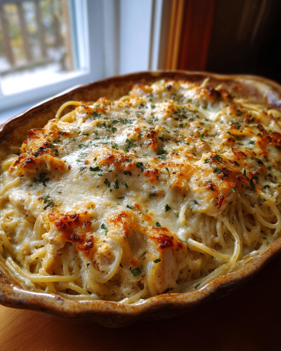 Creamy Monterey Jack Chicken Spaghetti Bake - detail 1