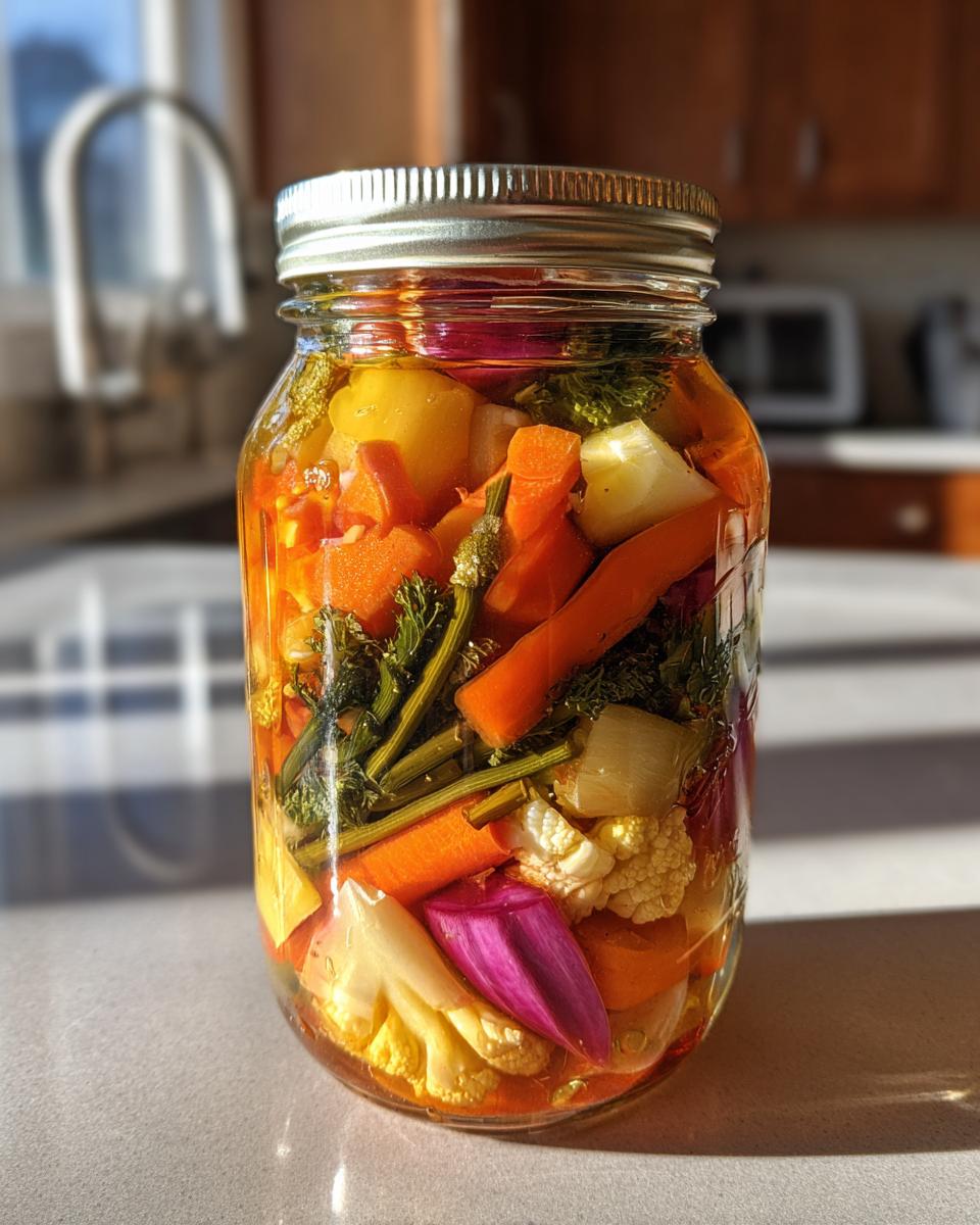Crisp Refrigerator Pickled Vegetables - detail 2