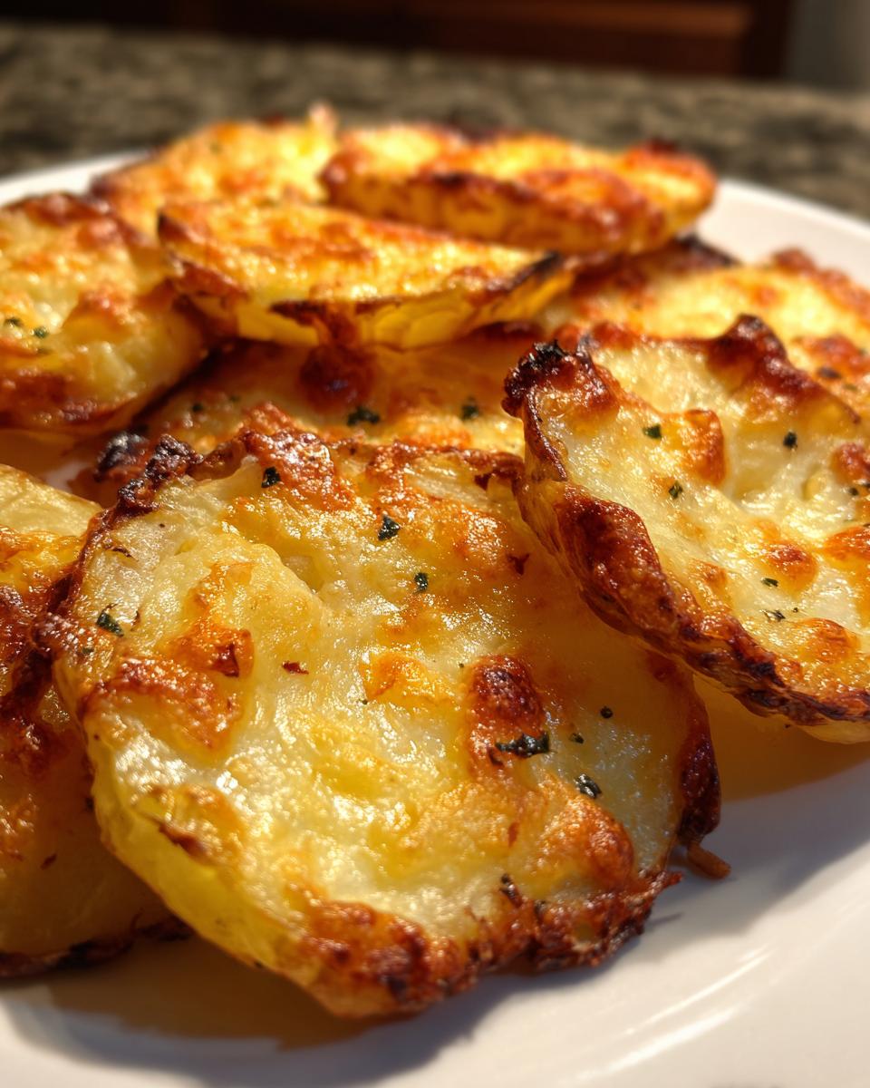 Crispy Cheesy Baked Potato Slices - detail 1