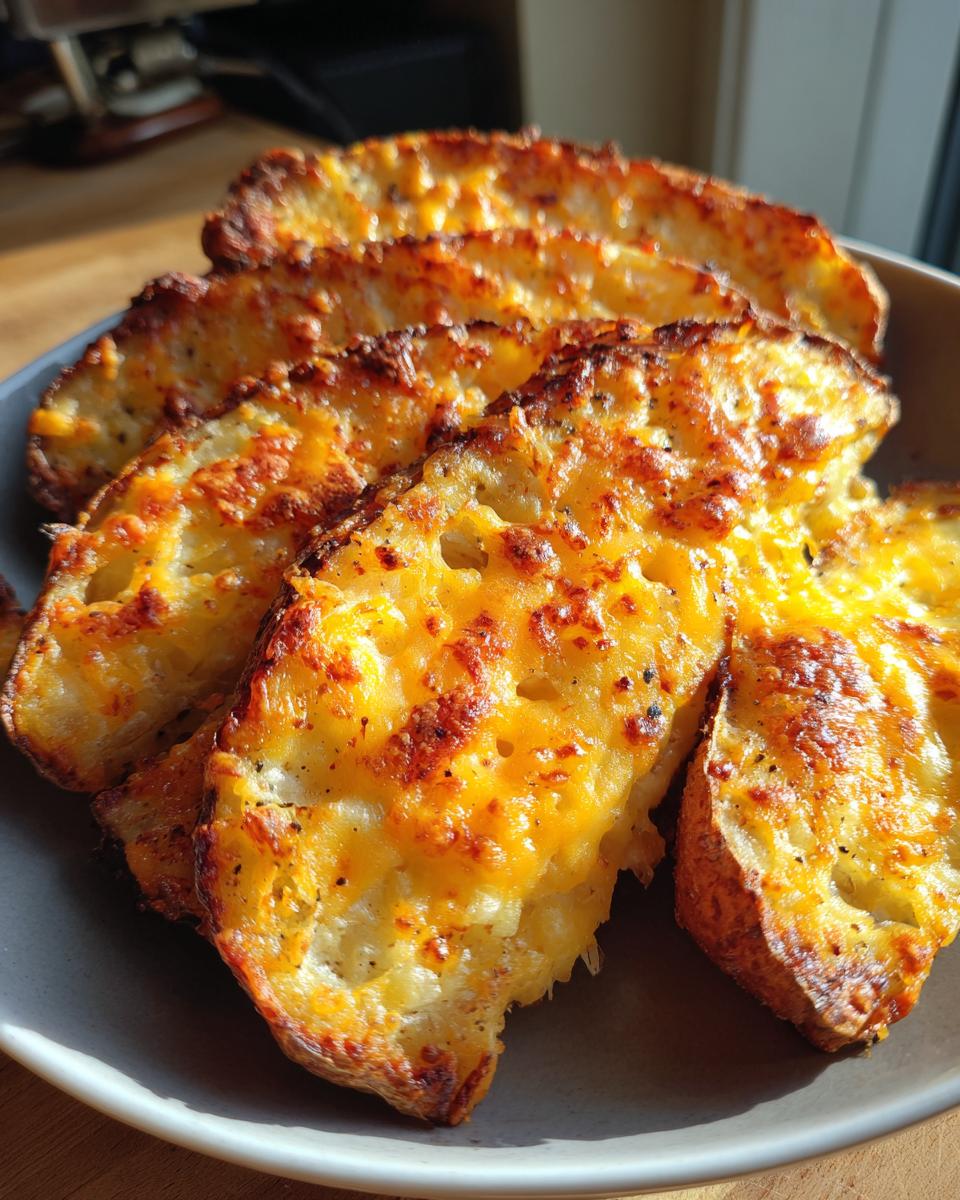 Crispy Cheesy Baked Potato Slices - detail 2