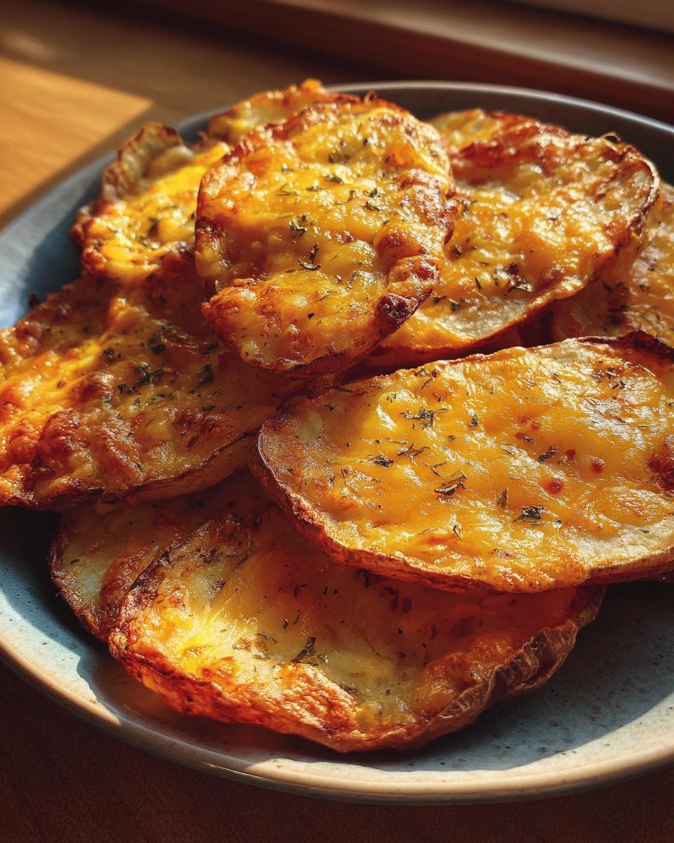 Crispy Cheesy Baked Potato Slices - detail 4