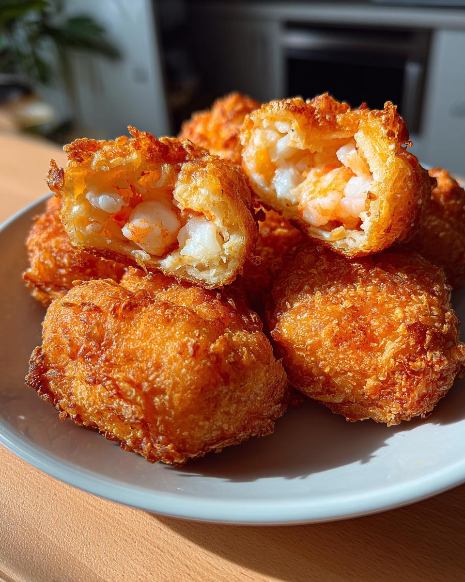 Crispy Shrimp Puff Rolls - detail 2