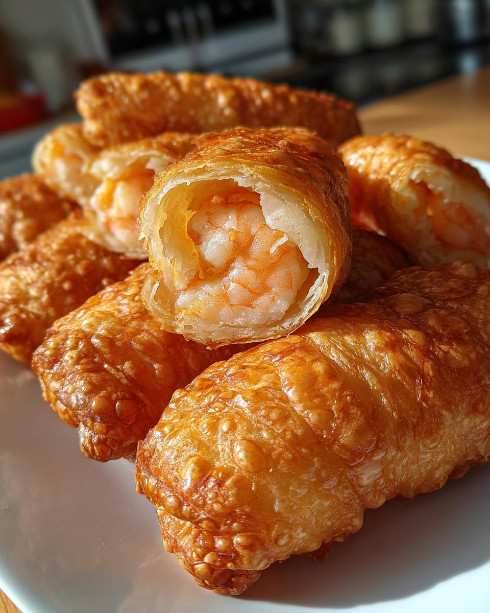 Crispy Shrimp Puff Rolls - detail 4