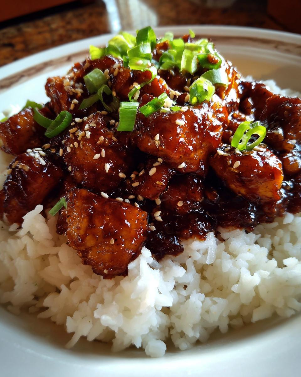 Crockpot Bourbon Chicken - detail 2