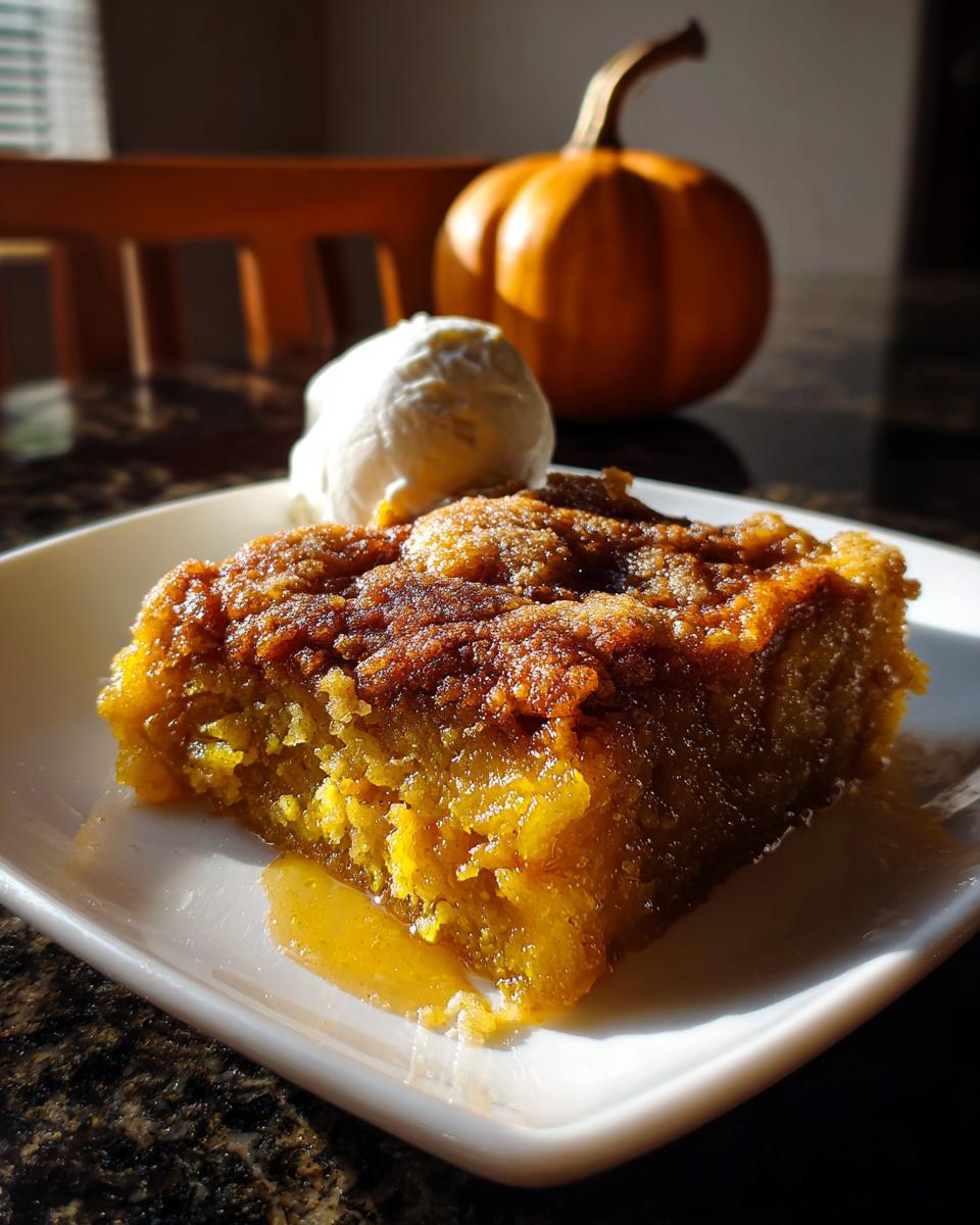 Crockpot Pumpkin Cobbler - detail 3