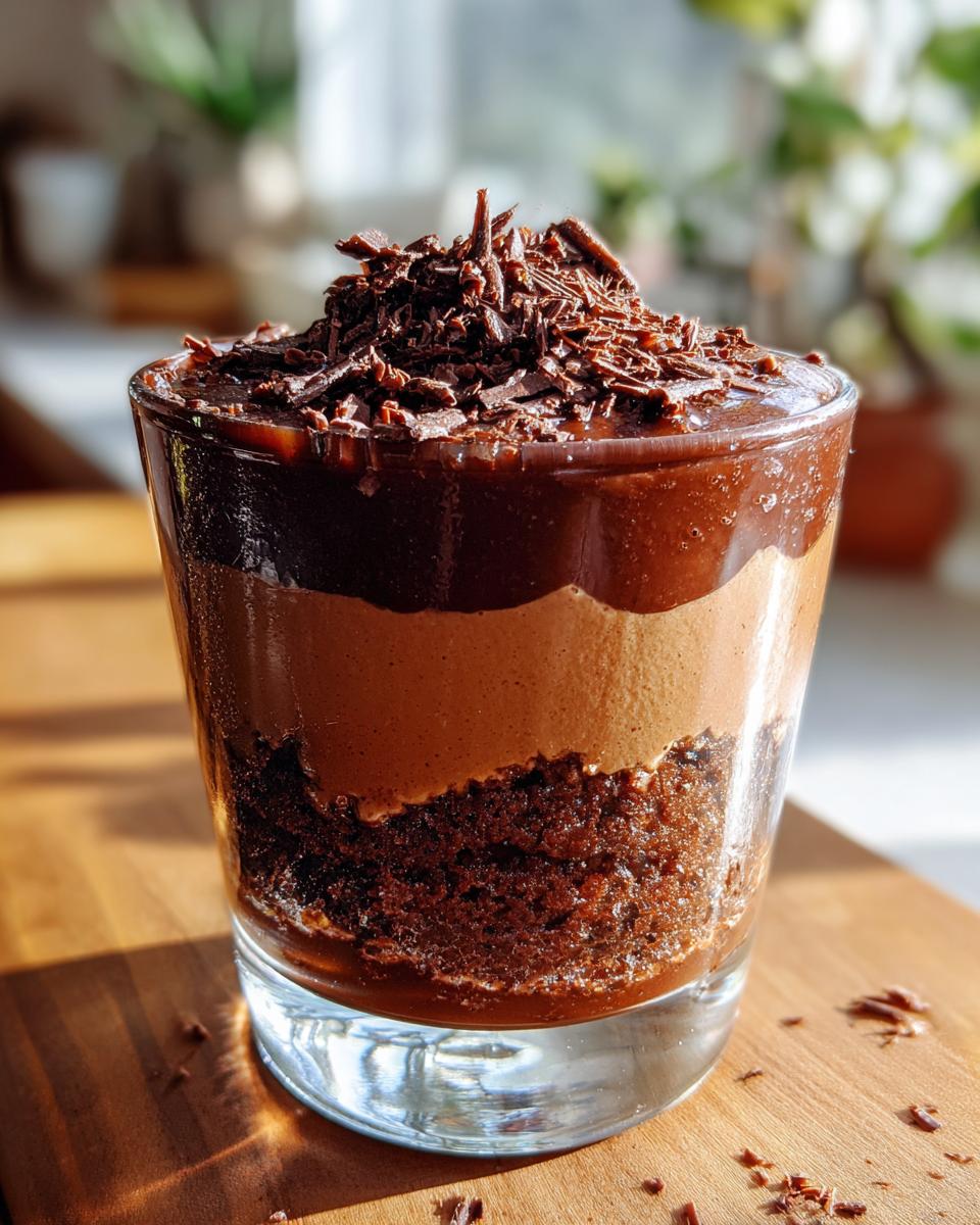 Decadent Layered Chocolate Pudding Dessert - detail 1