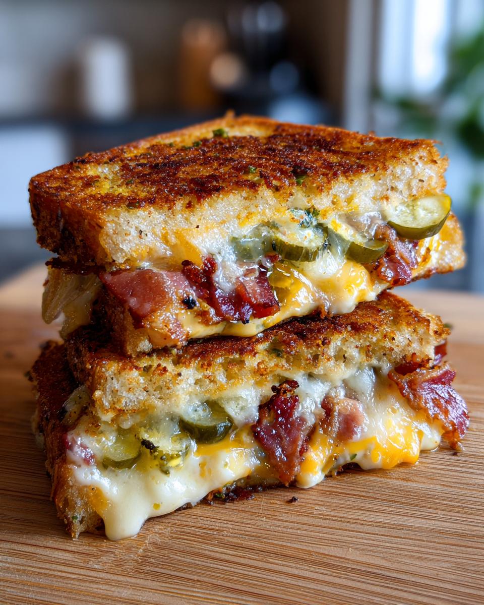 Dill Pickle Bacon Grilled Cheese - detail 1