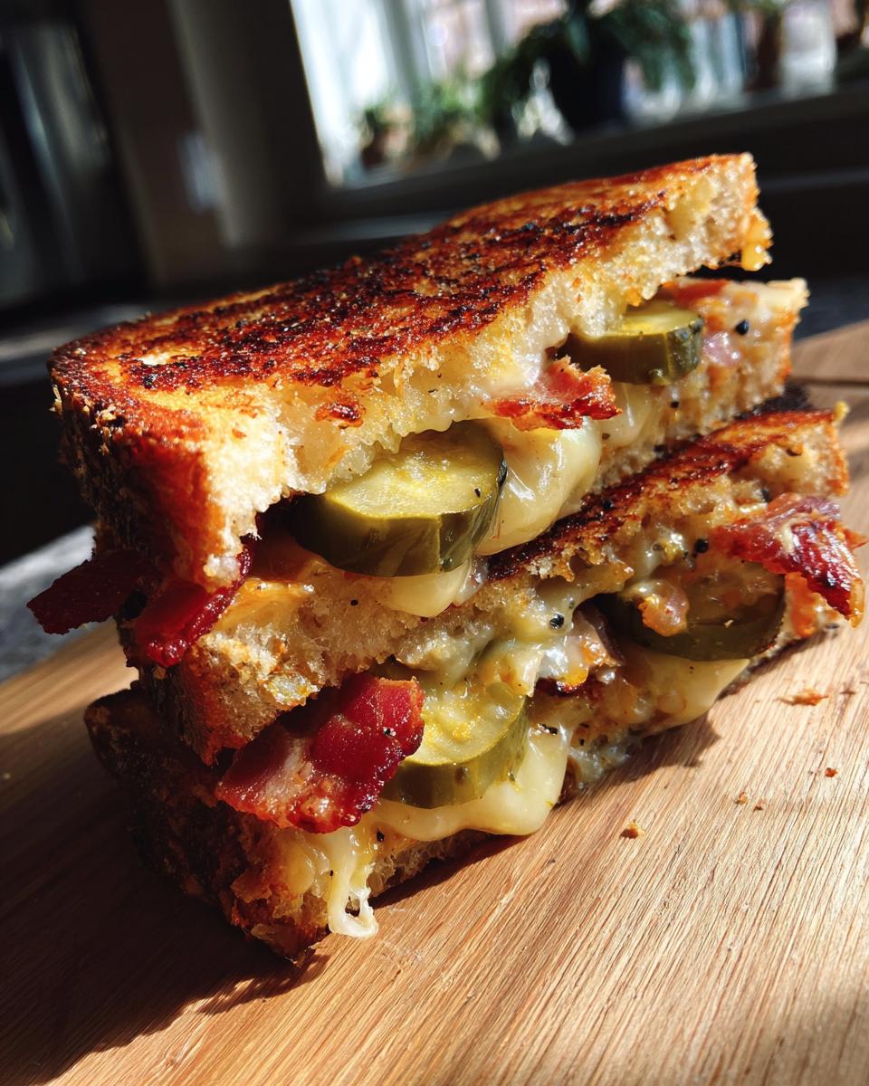 Dill Pickle Bacon Grilled Cheese - detail 2