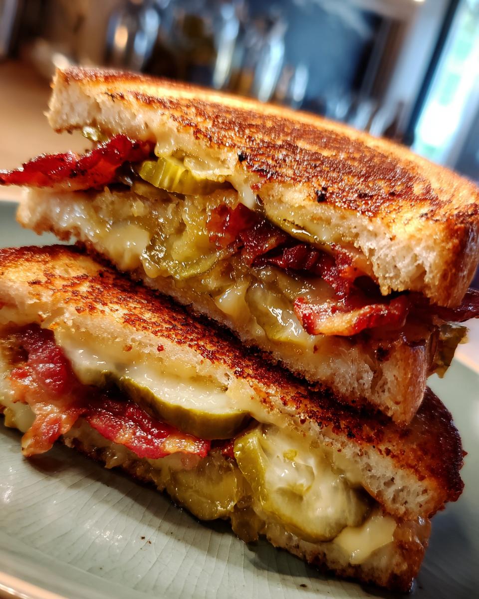 Dill Pickle Bacon Grilled Cheese - detail 3