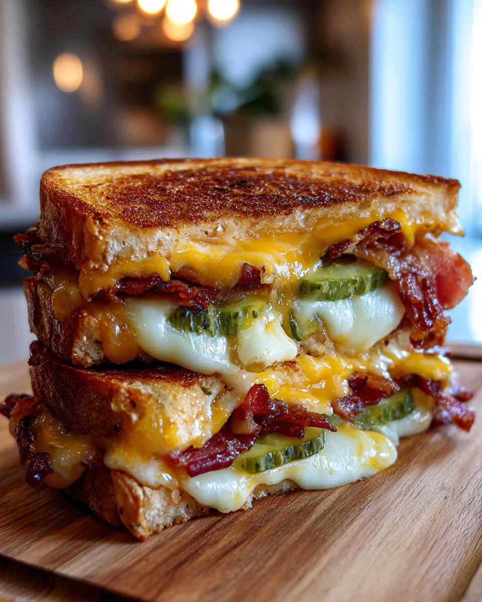 Dill Pickle Bacon Grilled Cheese - detail 4
