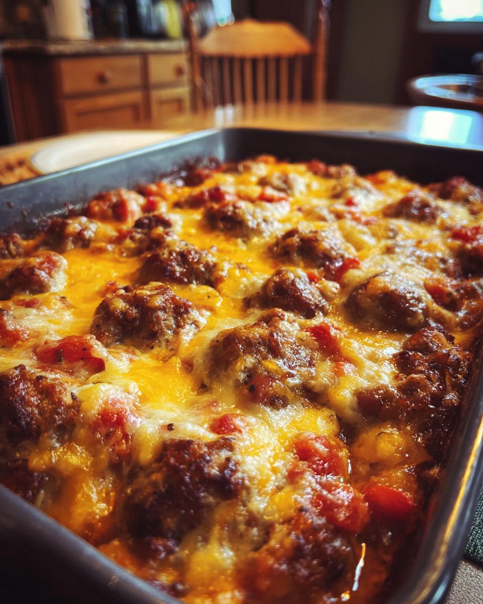 Dump and Bake Meatball Casserole - detail 4