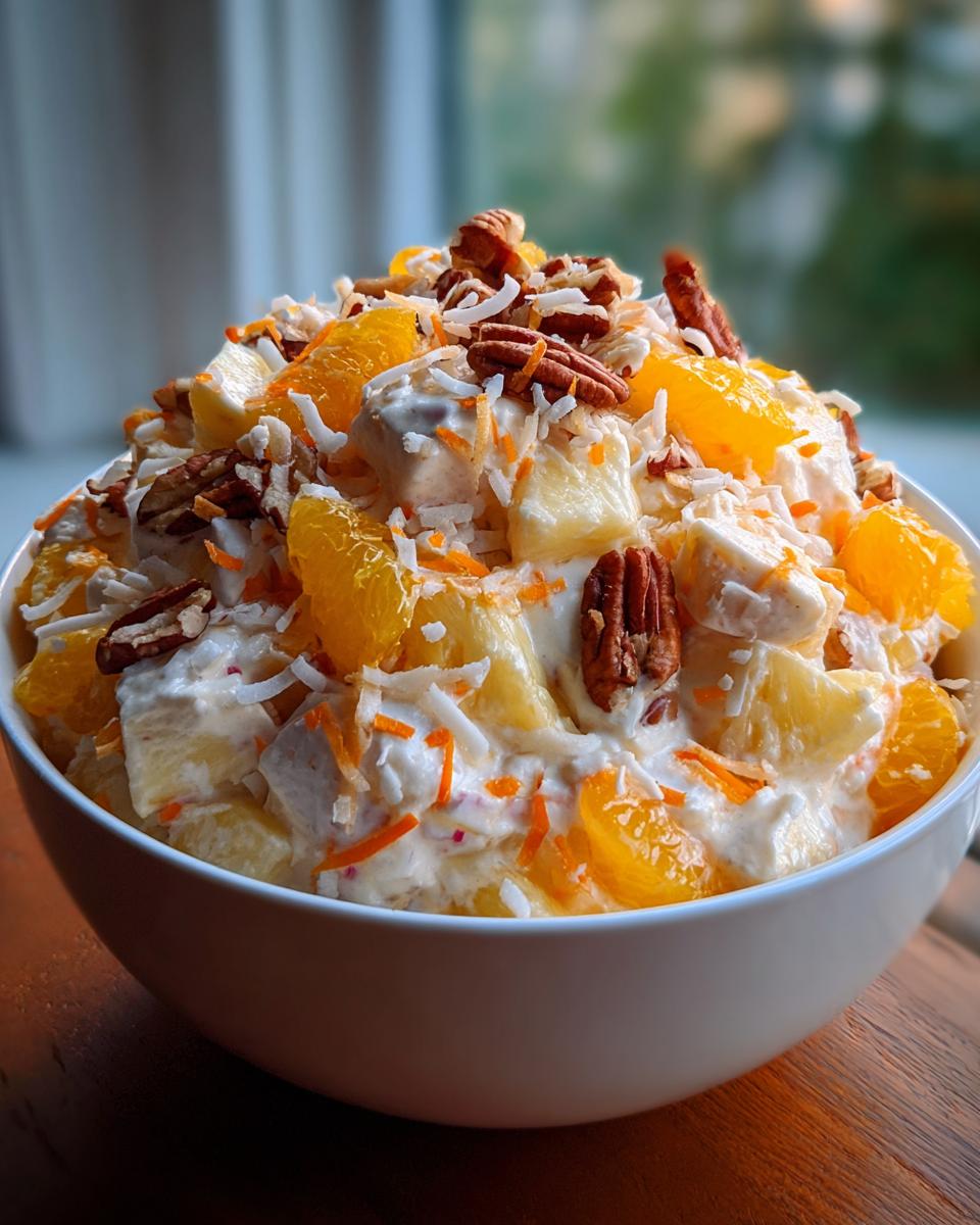 Easy Ambrosia Salad - detail 1