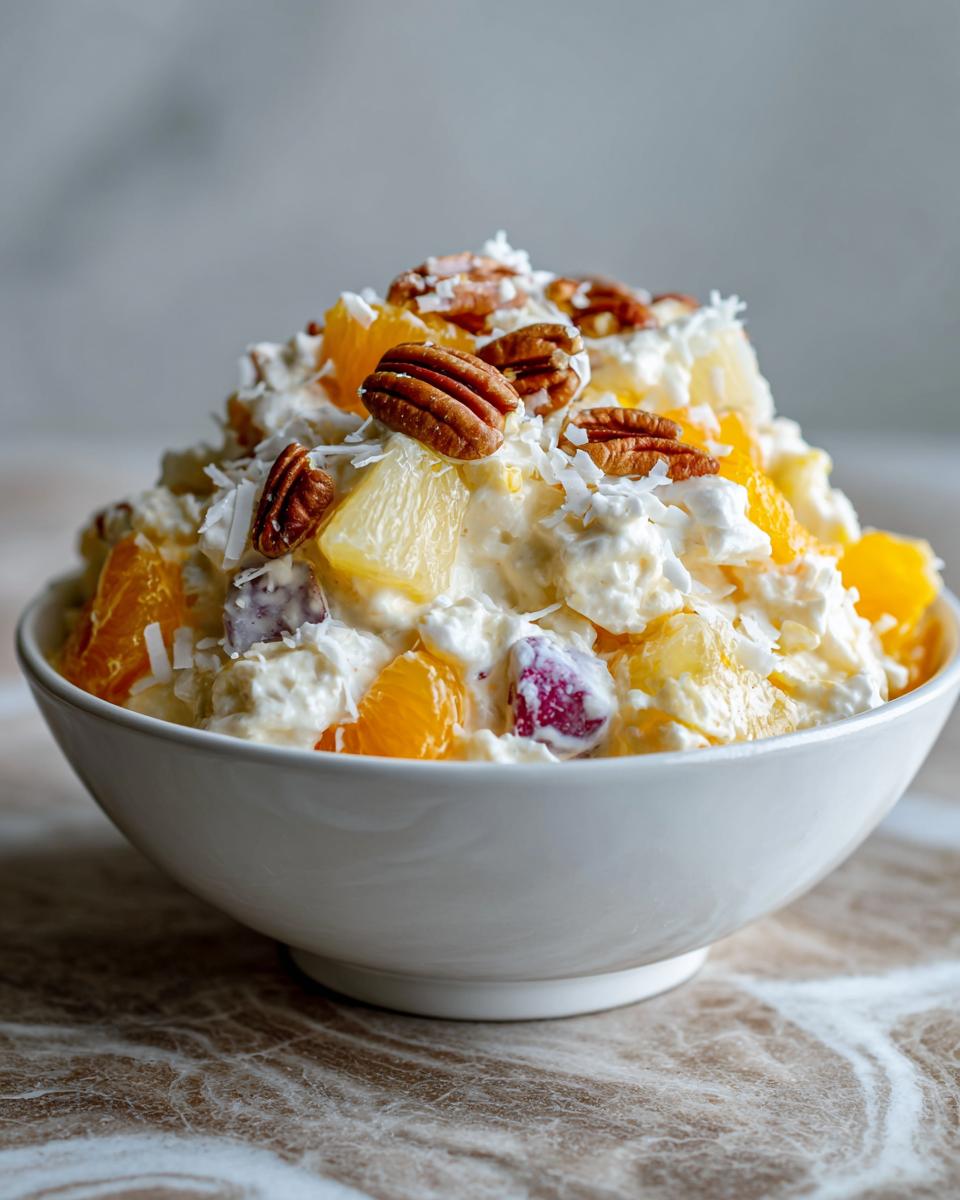 Easy Ambrosia Salad - detail 2