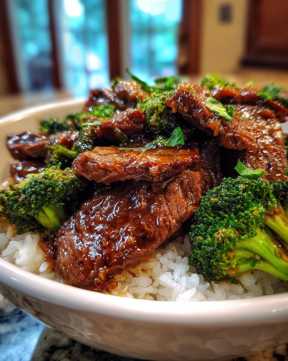 Easy Slow Cooker Beef and Broccoli - detail 3