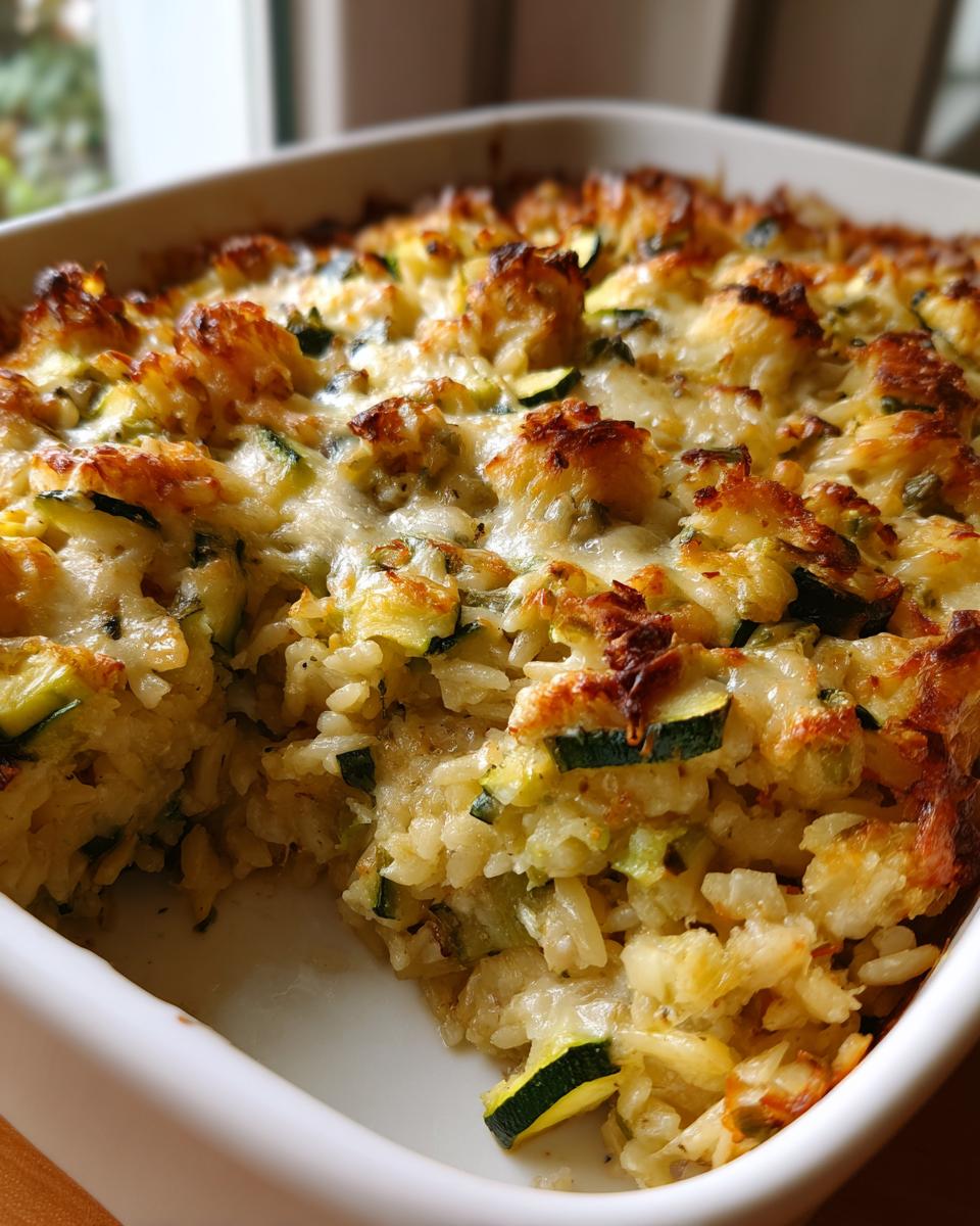 Easy Zucchini Orzo Casserole with Stuffing Mix - detail 1