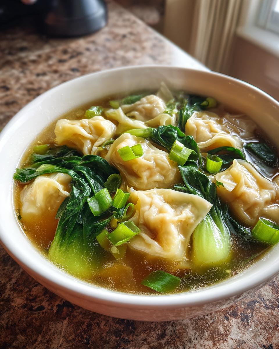 Eenvoudige Wonton Soep - detail 1
