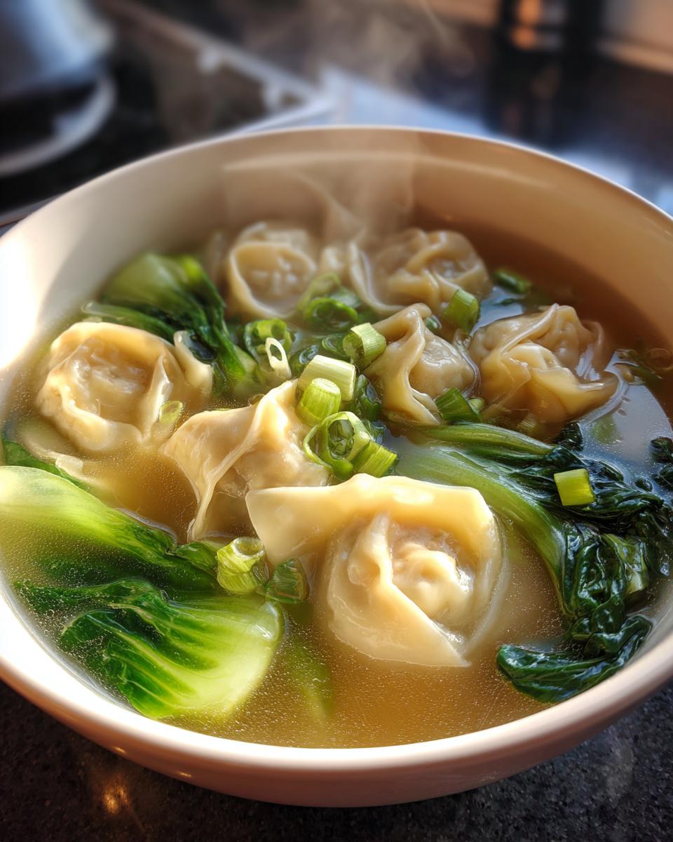 Eenvoudige Wonton Soep - detail 2