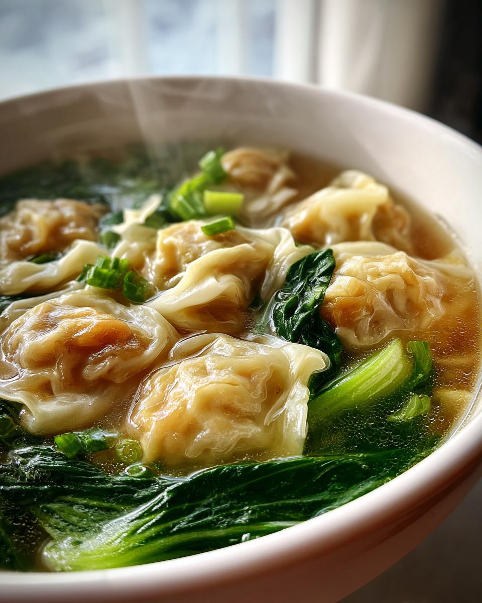 Eenvoudige Wonton Soep - detail 3