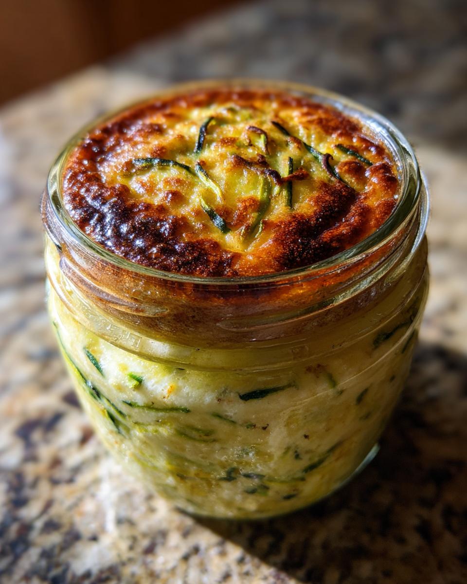 Express Zucchini Flan in Jars: Light, Quick, and Irresistible - detail 1