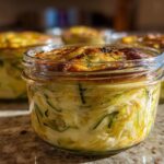 Express Zucchini Flan in Jars: Light, Quick, and Irresistible