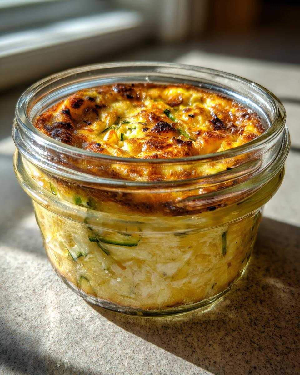 Express Zucchini Flan in Jars: Light, Quick, and Irresistible - detail 3