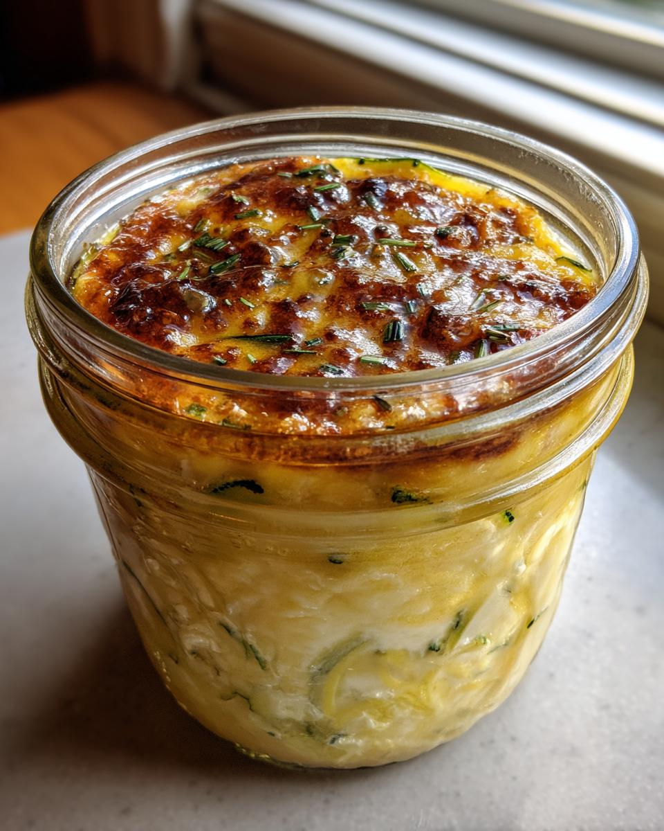 Express Zucchini Flan in Jars: Light, Quick, and Irresistible - detail 4