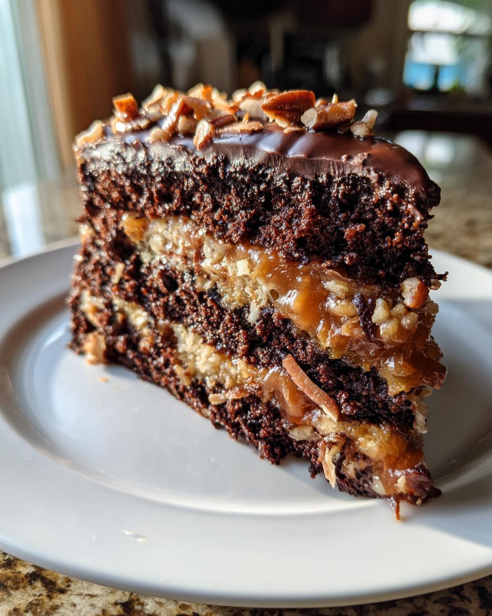 Family German Chocolate Cake - detail 1