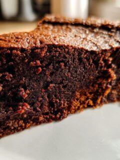 Flourless Chocolate Pumpkin Ginger Cake