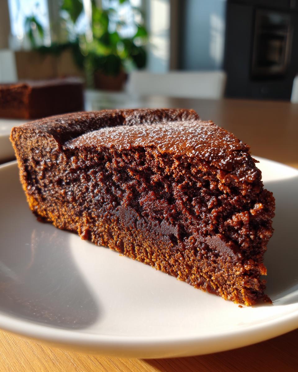 Flourless Chocolate Pumpkin Ginger Cake - detail 3