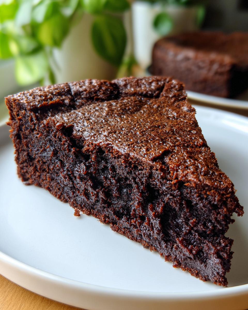 Flourless Chocolate Pumpkin Ginger Cake - detail 4