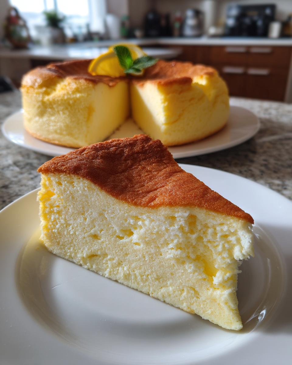 Flourless Japanese Cheesecake - detail 3