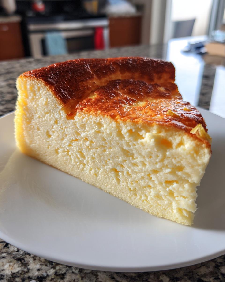 Flourless Japanese Cheesecake - detail 4