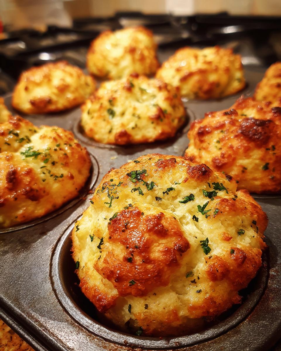 Garlic Butter Cheese Bombs with Biscuits - detail 3