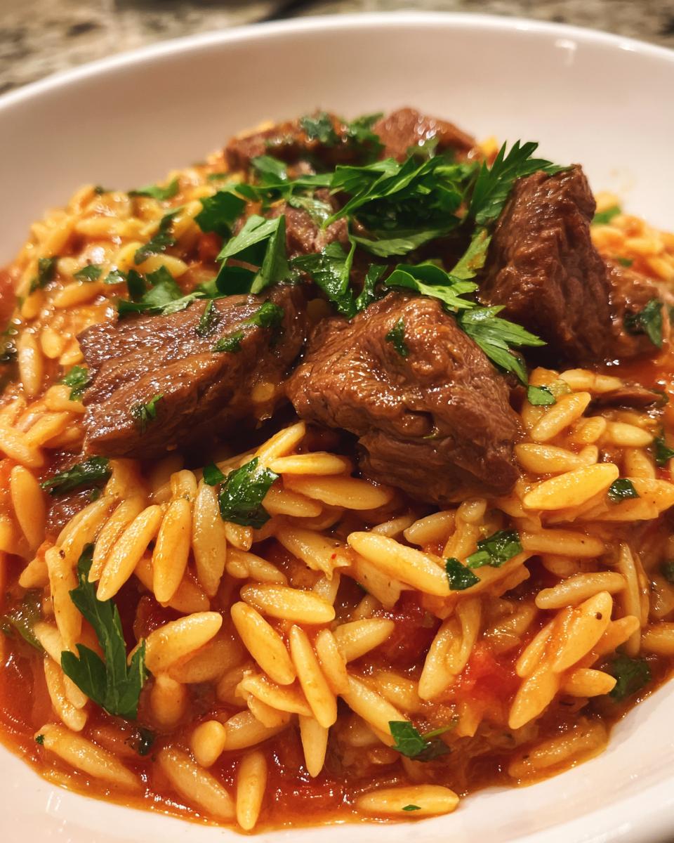 Greek Beef Orzo Jouvetsi - detail 2