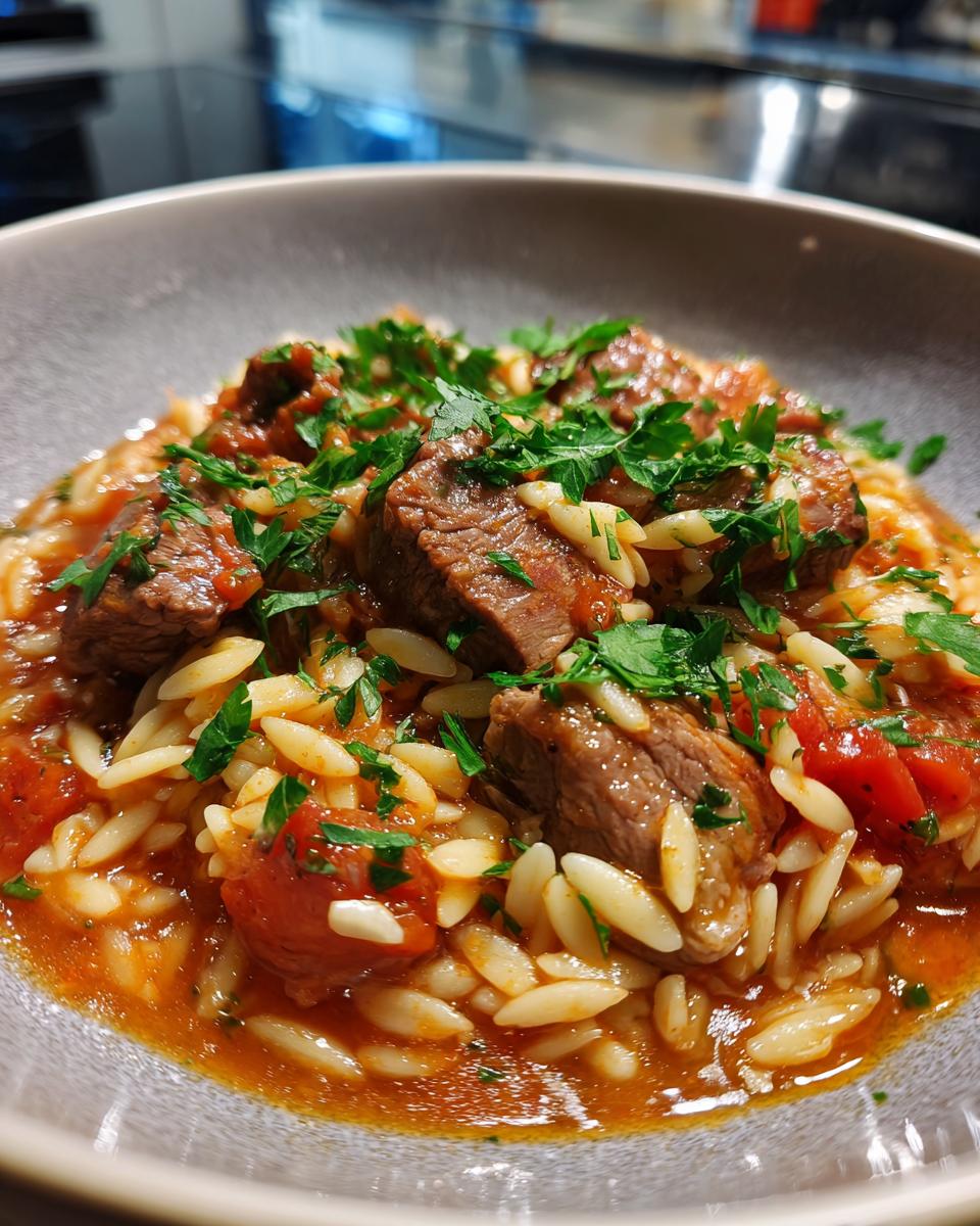 Greek Beef Orzo Jouvetsi - detail 3