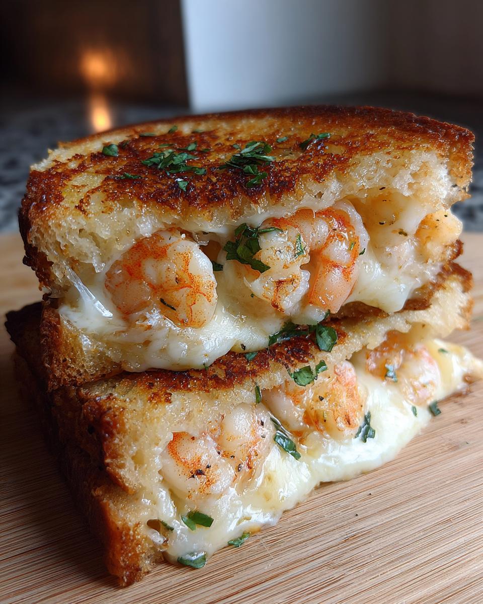 Grilled Shrimp Gourmet Cheese Sandwich - detail 2