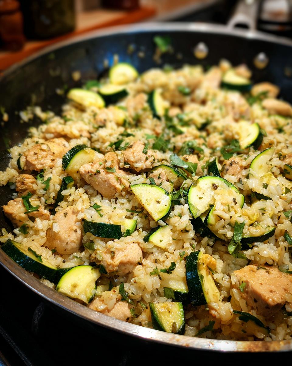 Ground Chicken and Zucchini Rice Skillet - detail 4