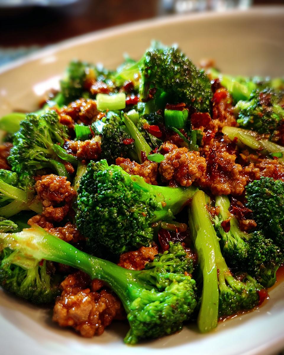 Ground Turkey and Broccoli Stir Fry - detail 1