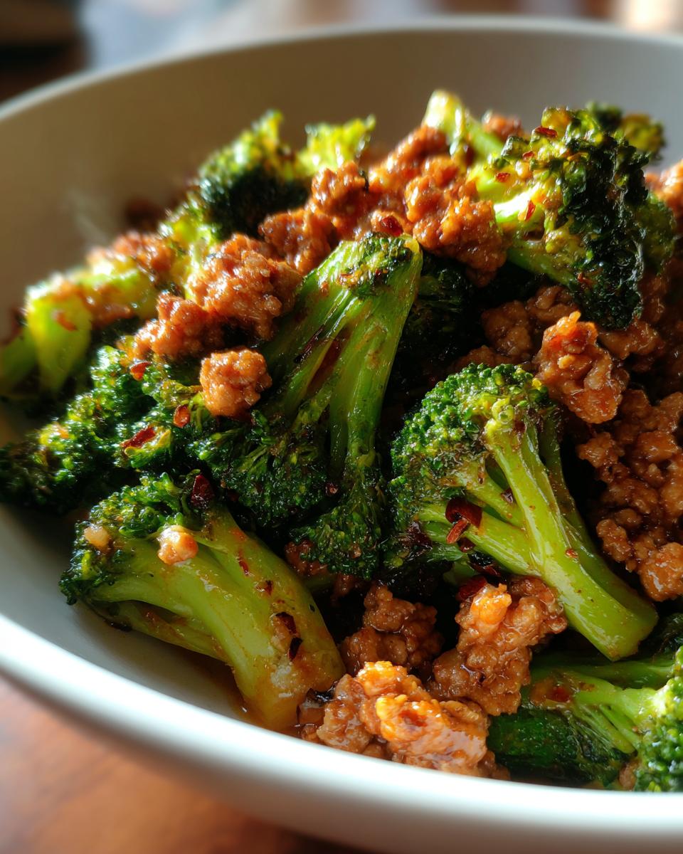 Ground Turkey and Broccoli Stir Fry - detail 3