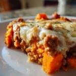 Ground Turkey and Sweet Potato Casserole