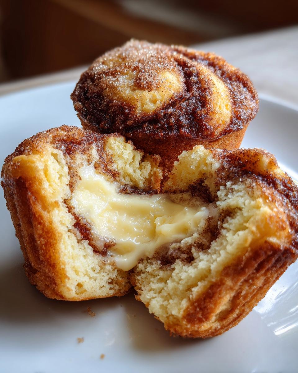 Healthy Cinnamon Roll Muffins with Creamy Centers - detail 2