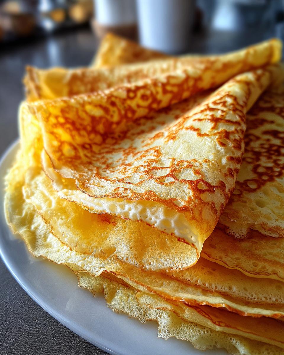 Homemade Crepes Step by Step - detail 1