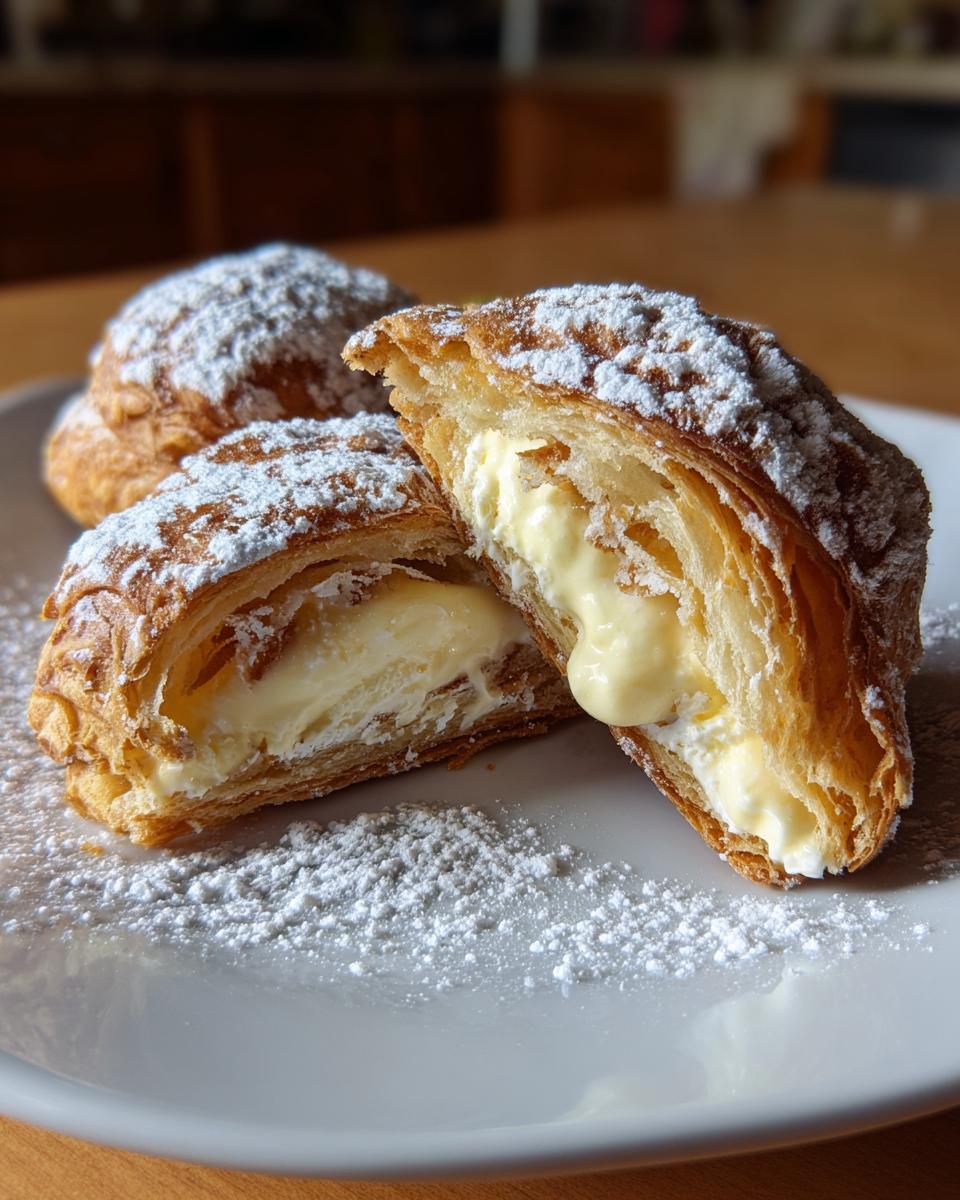 Homemade Pastry with Cream Filling - detail 1