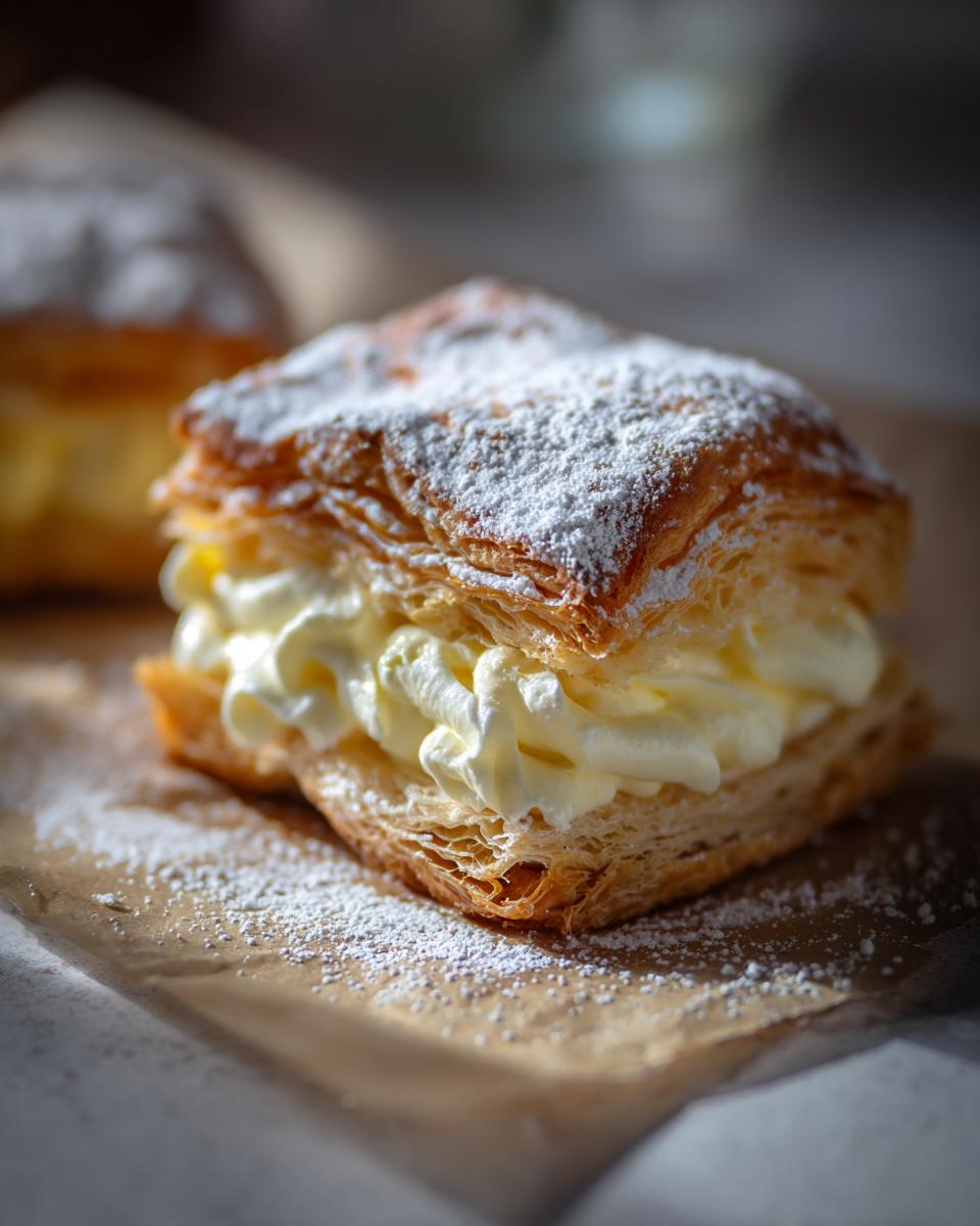 Homemade Pastry with Cream Filling - detail 2