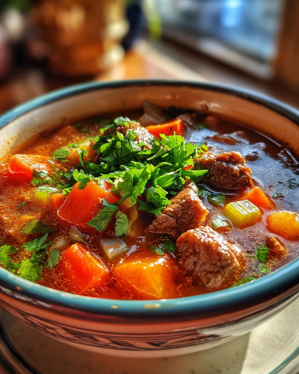 Italian Beef Soup - detail 1