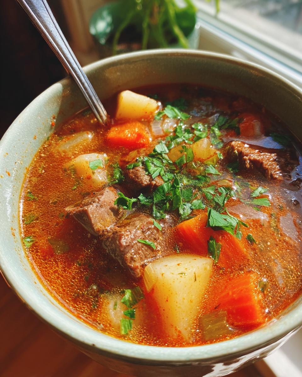 Italian Beef Soup - detail 3