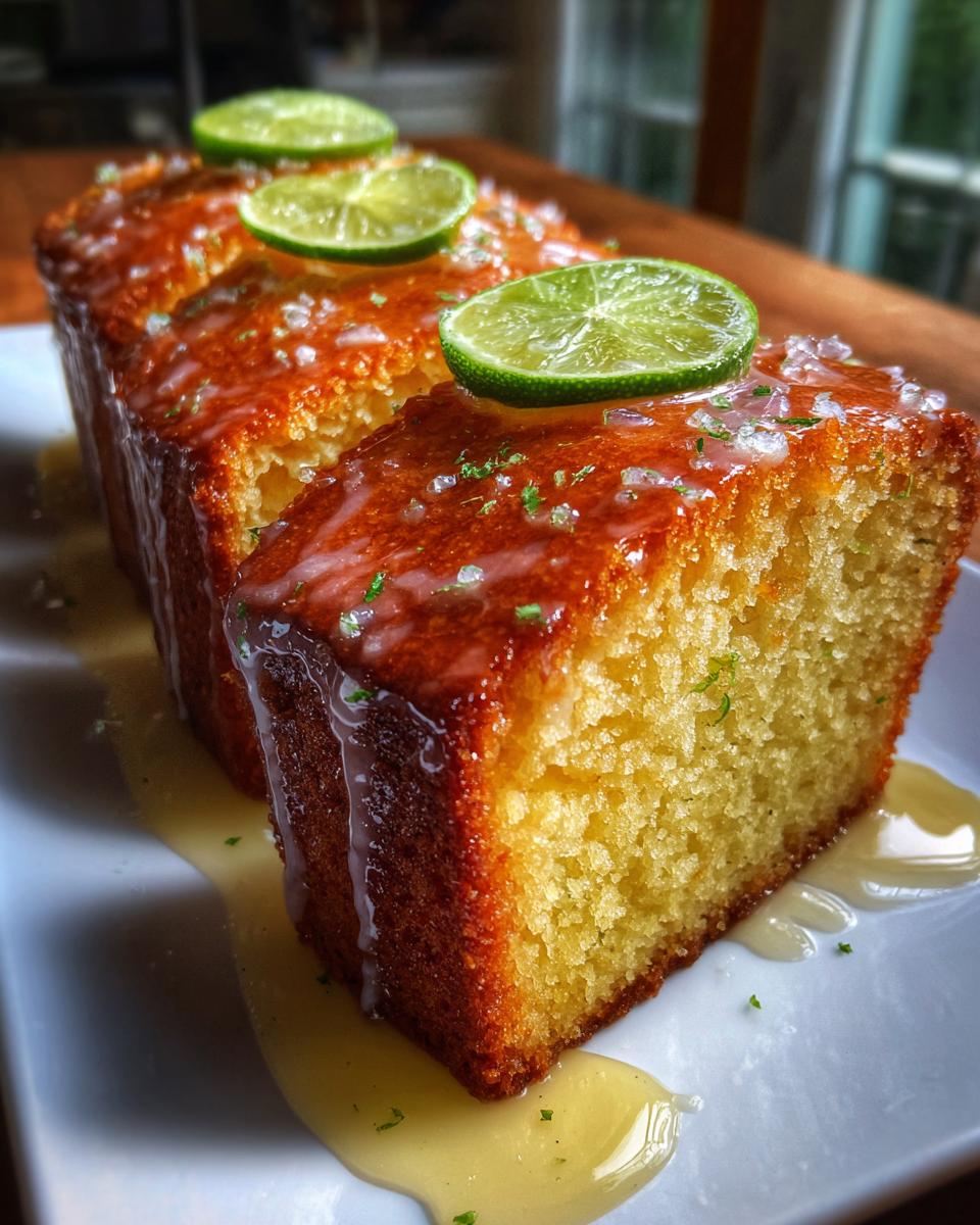 Key Lime Pound Cake with Citrus Glaze - detail 3